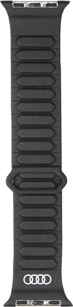 Rrip për Apple Watch Audi Logo, lëkurë sintetike, magnetik, i zi