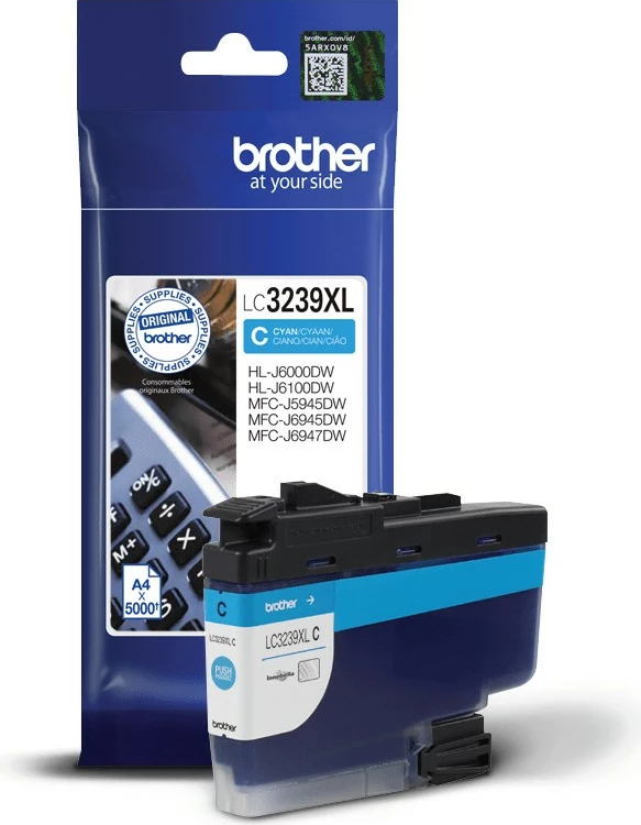 Toner Brother LC3239XLC cyan origjinal, 5000 faqe