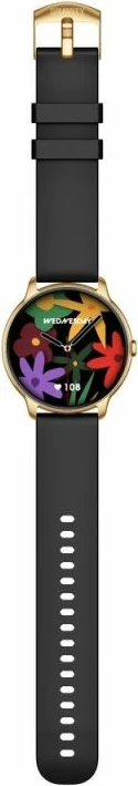 Smartwatch për femra Gravity GT31-2, ari, set me rrip dhe byzylyk