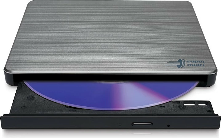 DVD shkrues i jashtëm Hitachi-LG GP60NS60, USB, Slim, argjendtë