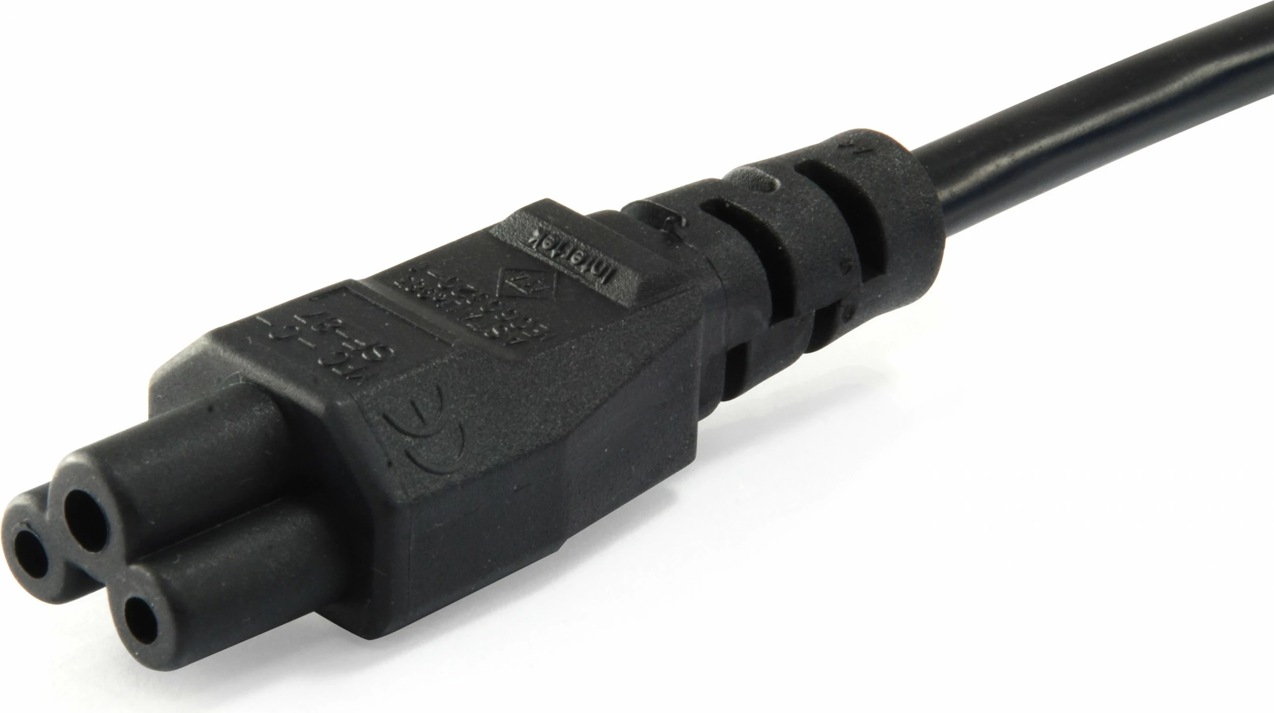 Kabllo rryme Equip 112151, 3m, plug F, C5 coupler, e zezë