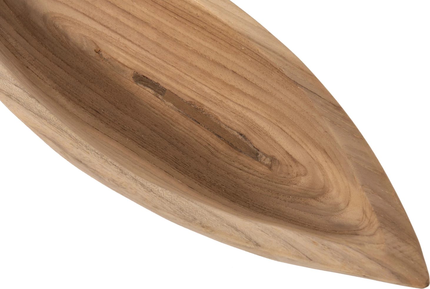 Enë dekorative për tavolinë, dru tik, FH9633, 40x6x13H cm