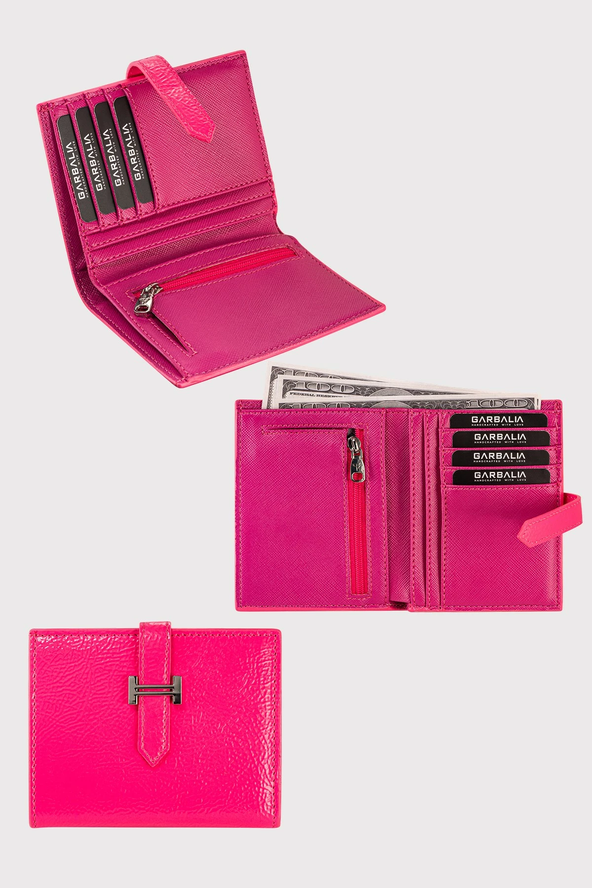 Portofol për gra, Zoozie Bags, Helsinki Parlak, fuchsia