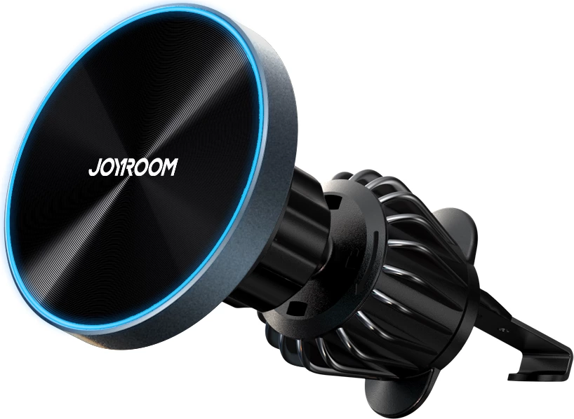Mbajtës magnetik për veturë Joyroom JR-ZS240 Pro me karikues wireless 15W, i zi