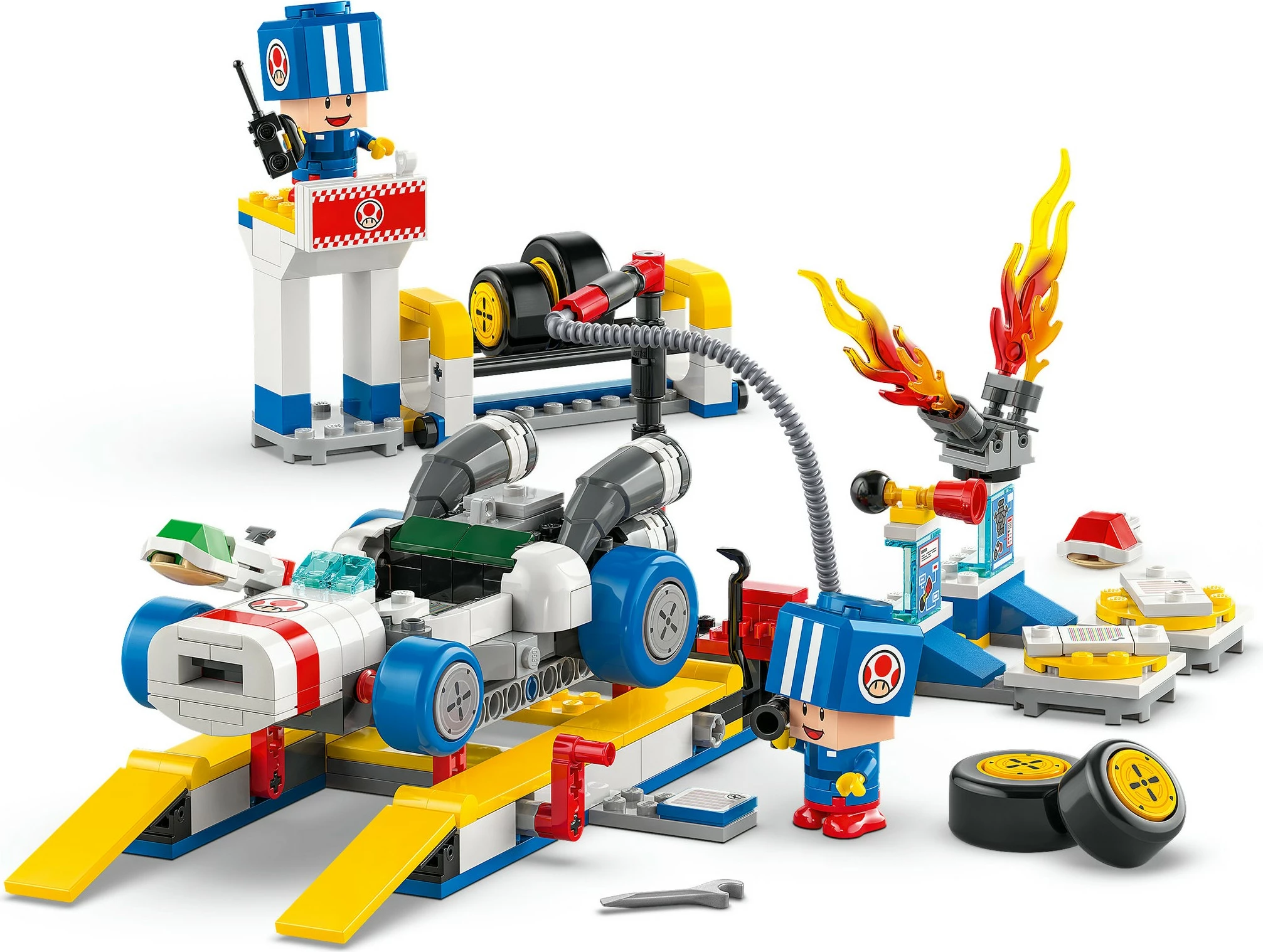 Set ndërtimi LEGO Mario Kart Toad's Garage, 390 pjesë, plastikë, shumëngjyrësh