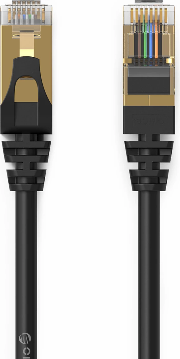 Kabllo rrjeti Ethernet Orico PUG-C7 CAT7 10Gbps RJ45-RJ45 5 m, e zezë