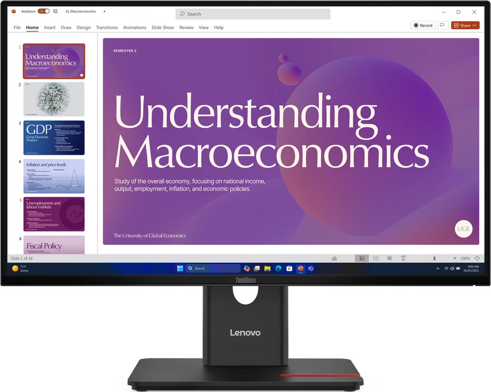 Monitor Lenovo ThinkVision T24D-40 (64B9GAT1EU) 24", i zi