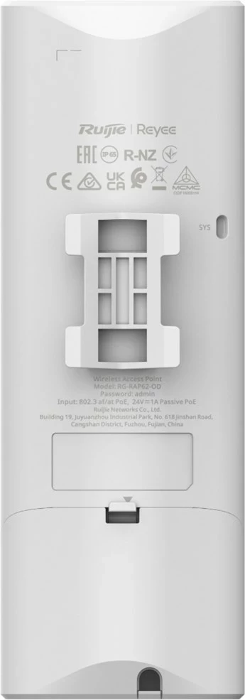 Access point wireless Ruijie RG-RAP62-OD, 2974 Mbit/s, PoE, Bardhë