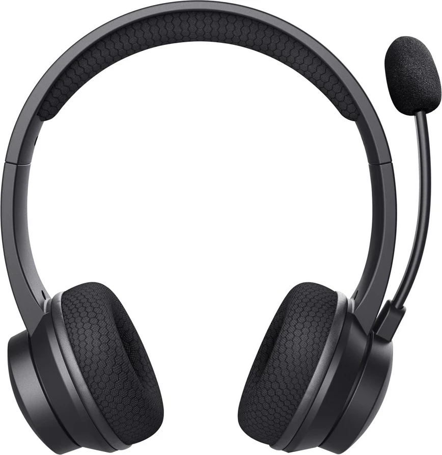 Kufje Trust Ayda, me kabllo dhe pa kabllo, Bluetooth, USB Type-C, të zeza