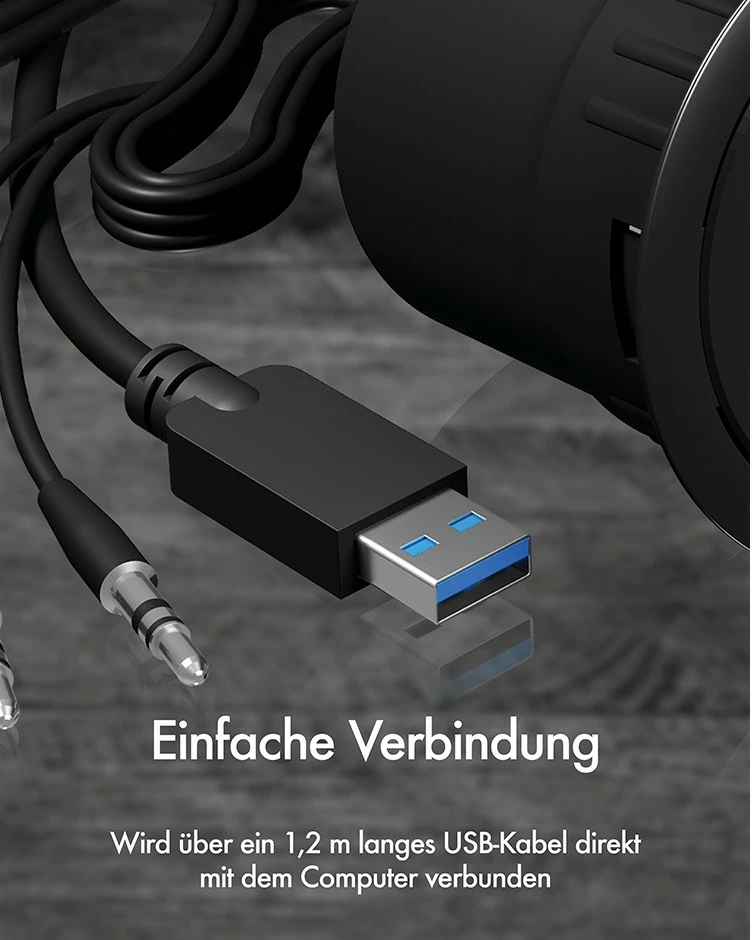 USB hub ICY BOX IB-HUB1403A, 4 porta USB 3.0, audio in/out, plastikë, e zezë