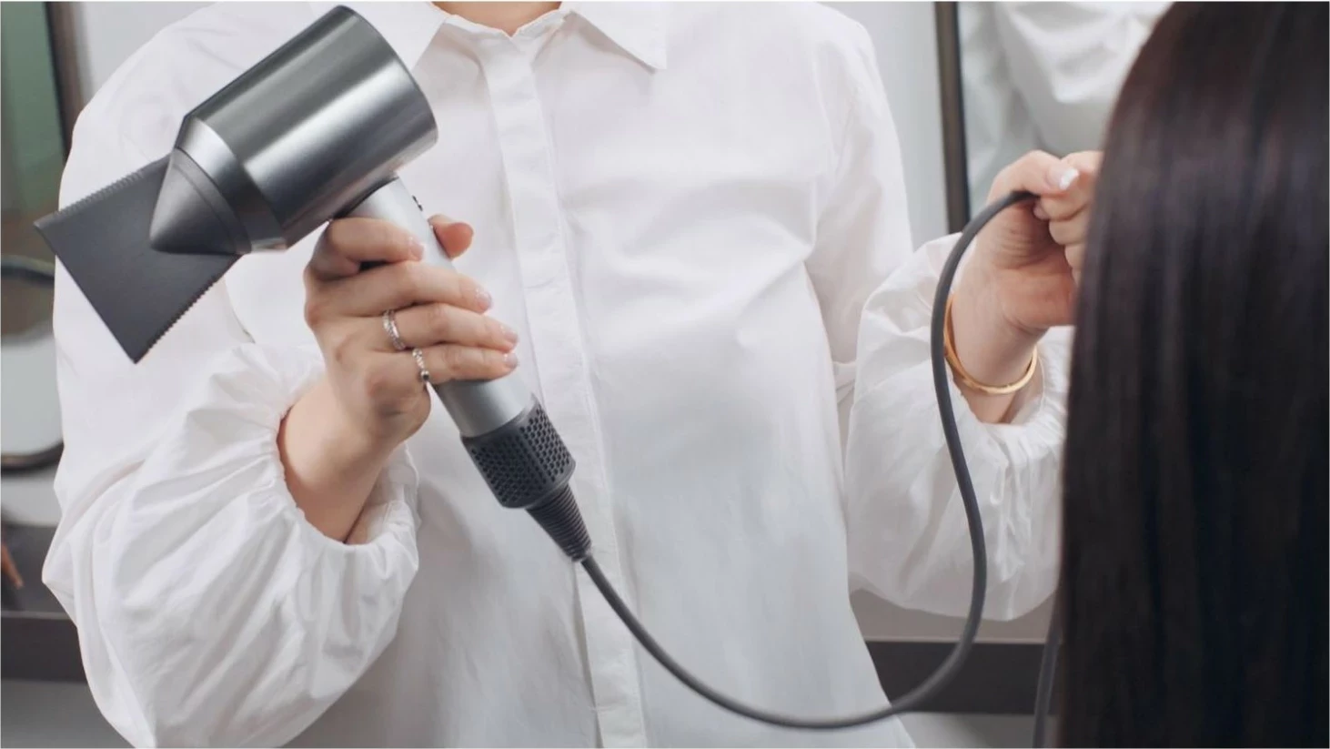 Tharëse flokësh Dyson Supersonic Professional, 1600W, argjend