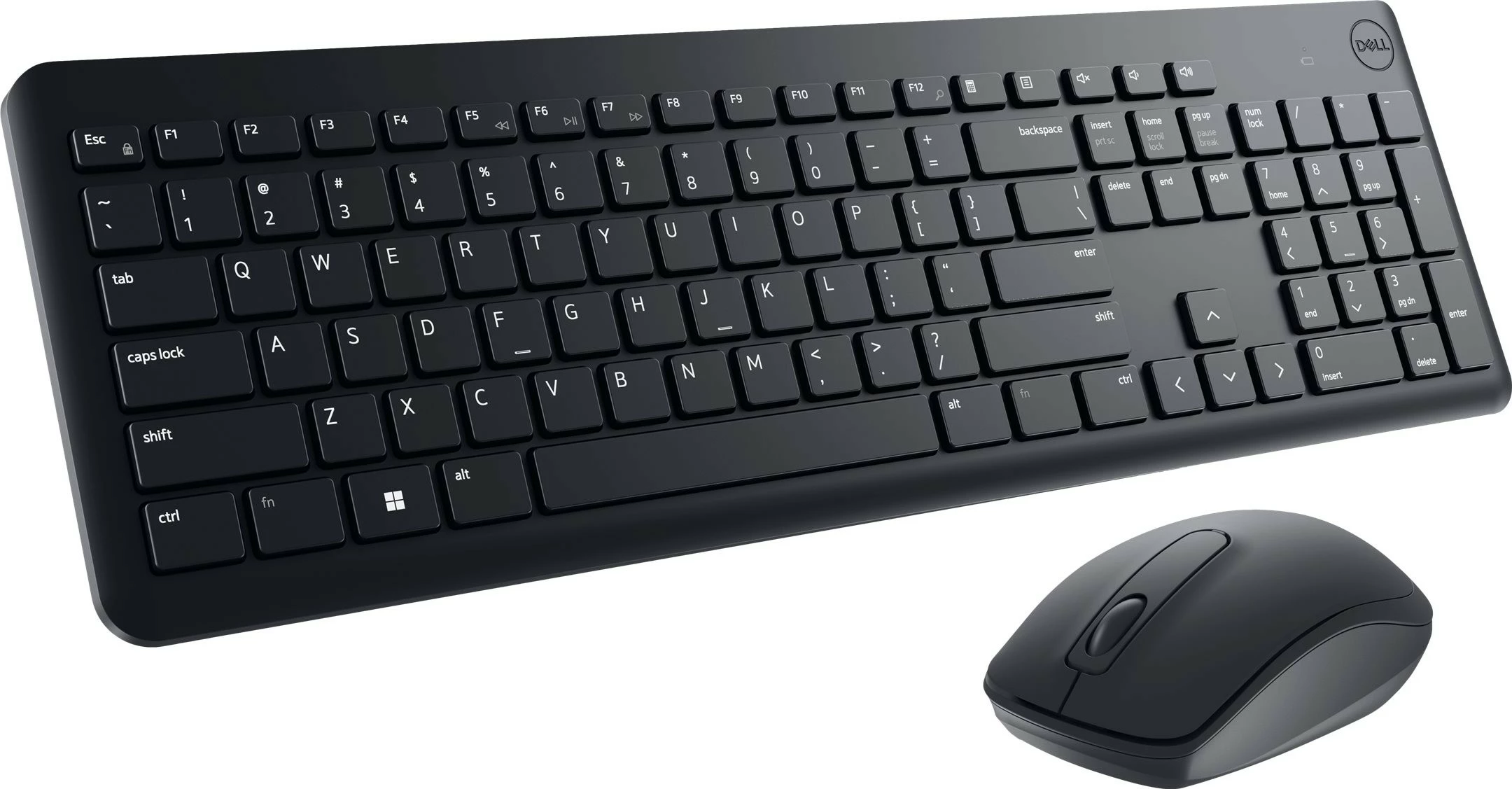 Set Tastierë dhe Maus Dell KM3322W- Wireless, e zezë