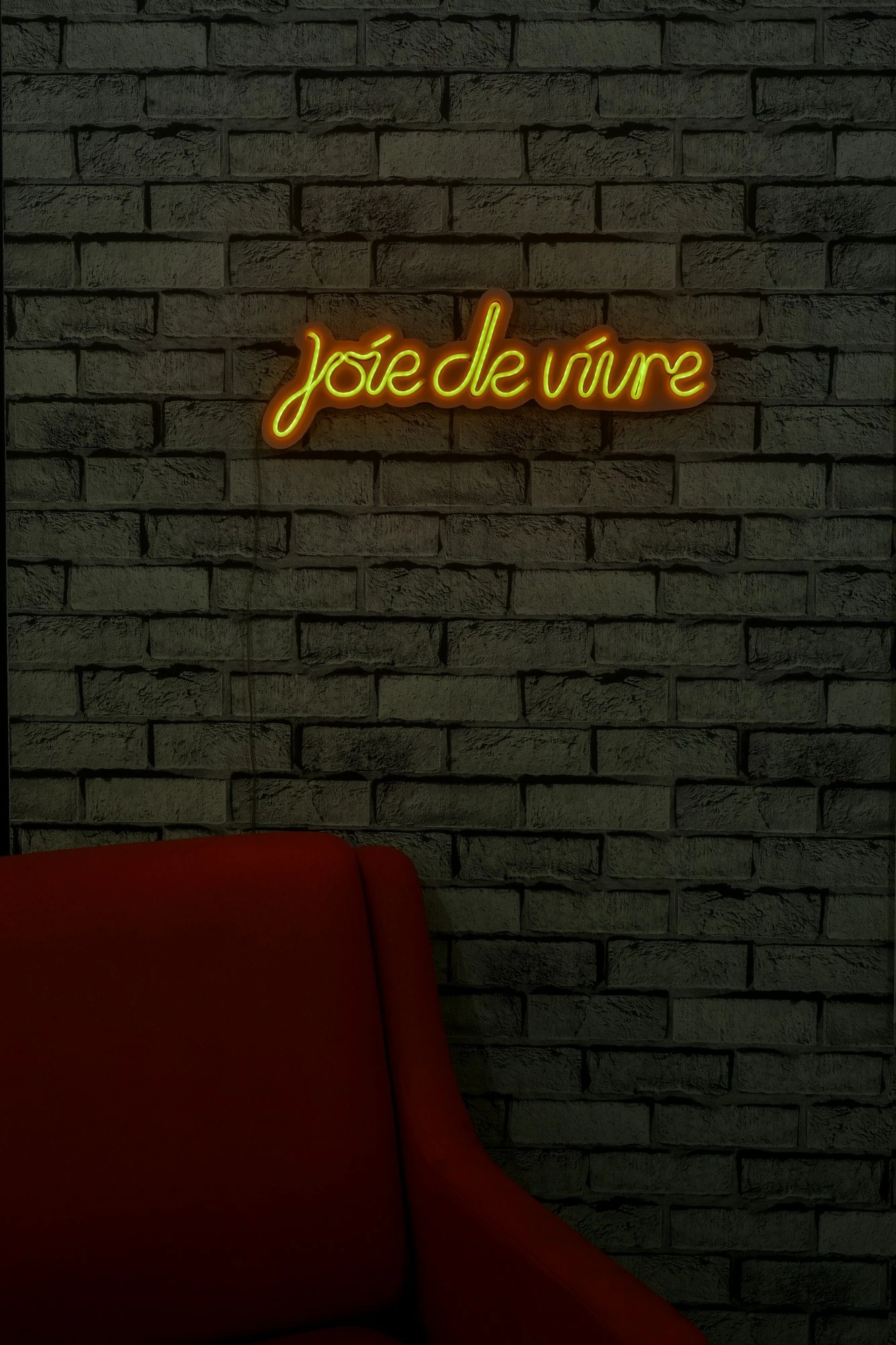 Dritë dekorative LED plastike, 'Joie de Vivre', e verdhë