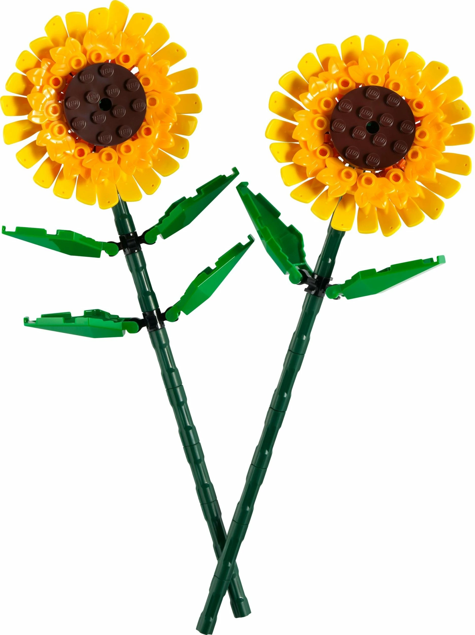 Set ndërtimi LEGO Sunflowers 40524, 191 pjesë, 2 luledielli, 25 cm
