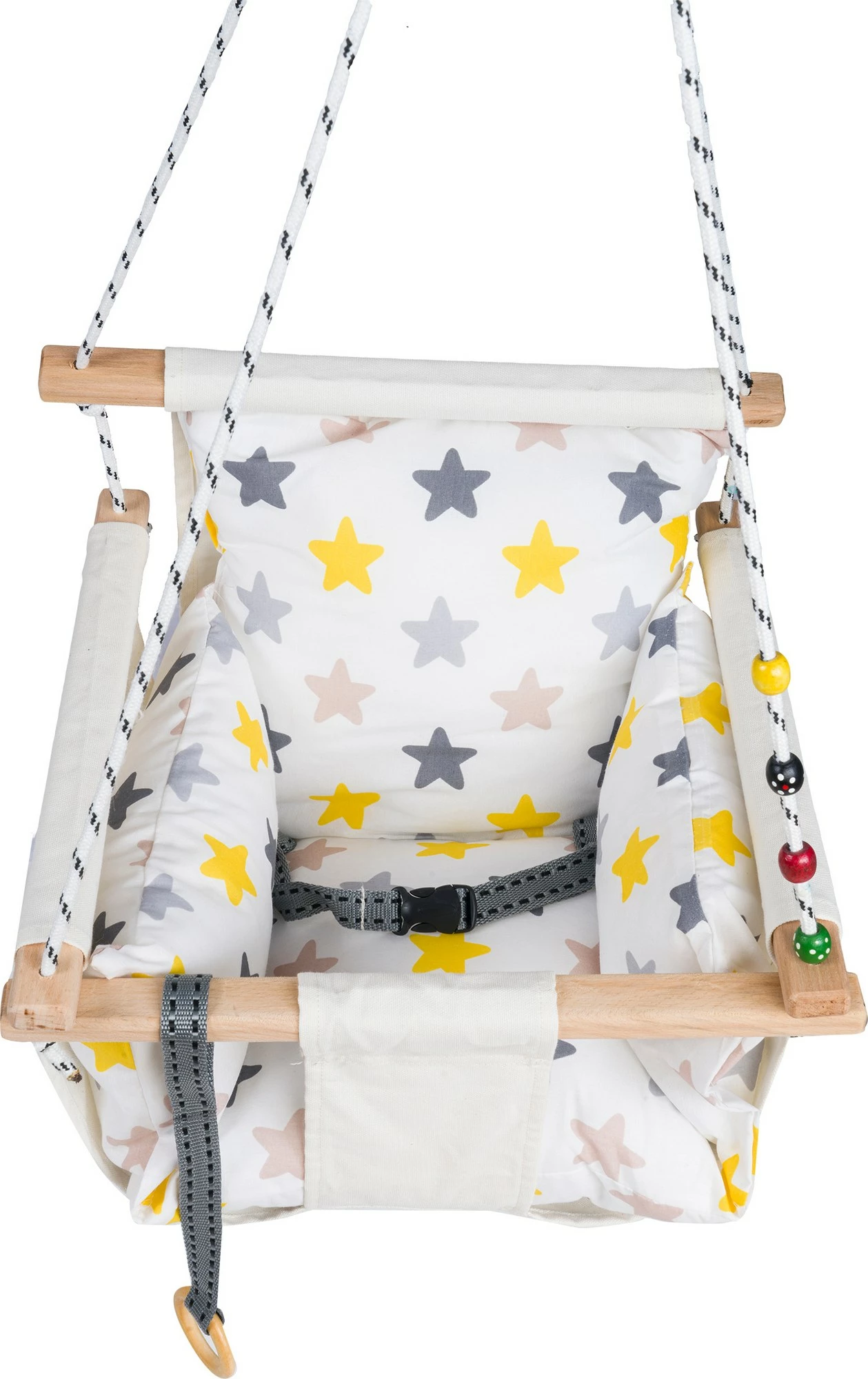 Karrige lëkundëse për fëmijë Evila Originals, Selale, ecru