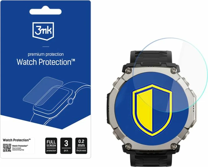 Mbrojtës ekrani për orë 3mk Protection FlexibleGlass Amazfit T-Rex Ultra 2