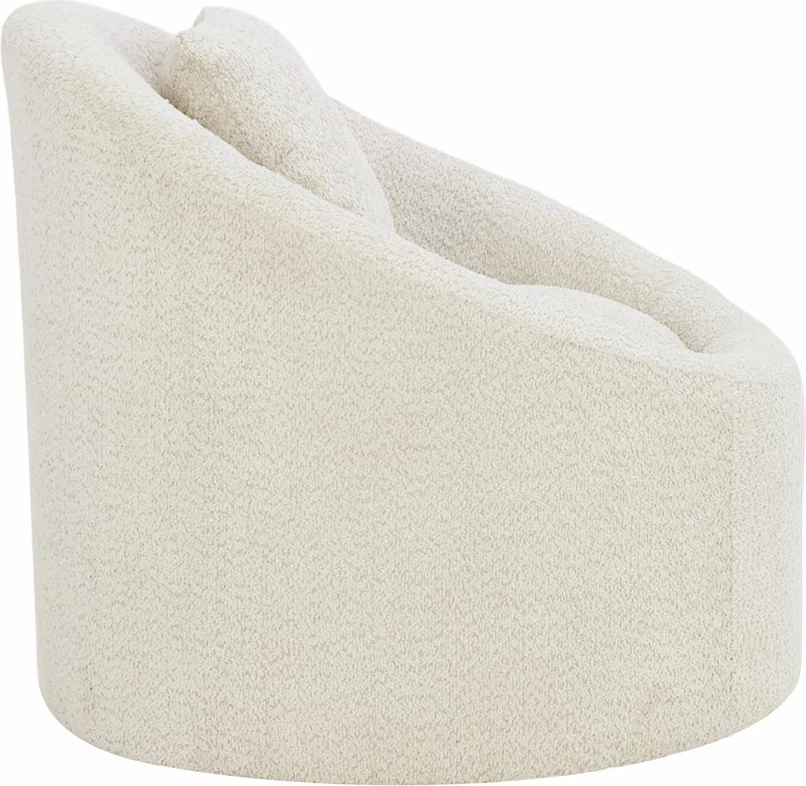 Fotelje rrotulluese Softy, krem, 80x80x77