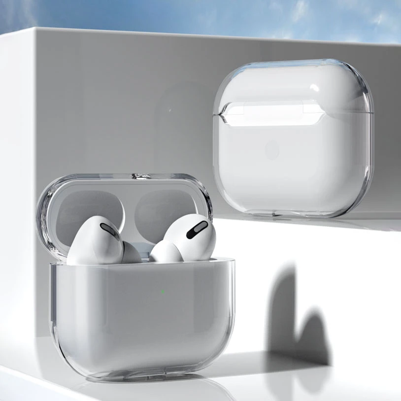Mbështjellës Hurtel për AirPods 3, i fortë, transparent