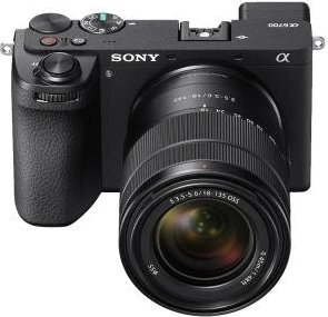 Kamerë digjitale mirrorless, Sony Alpha 6700 (ILCE-6700), sensor APS‑C 26MP, 4K60, AF me AI, stabilizim 5‑aksial, e zezë, kit 18‑135mm