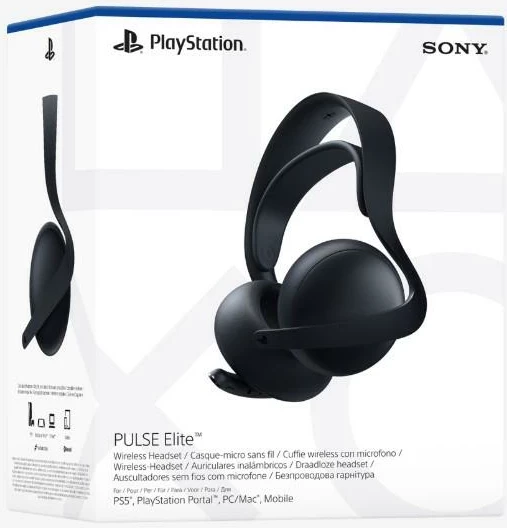 Kufje wireless Sony PS5 Pulse Elite, Midnight Black