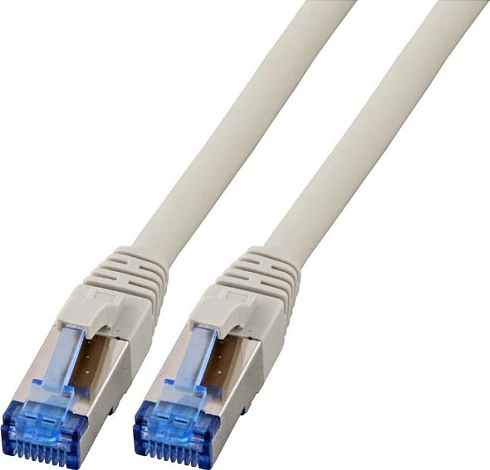 Kabllo rrjeti EFB Elektronik K5525FGR.0,15, Cat6a S/FTP, 0.15 m, RJ-45, 10 Gbps, gri