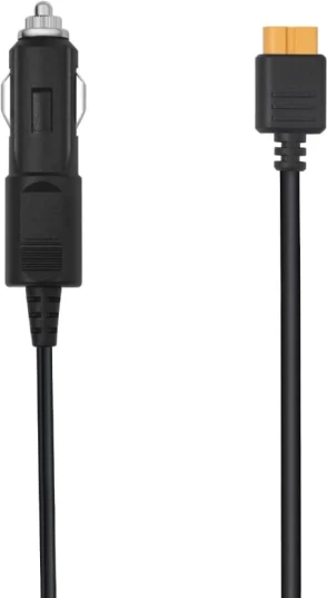 Kabllo karikimi 12V për veturë EcoFlow 5008004041, lidhës XT60, 1.5m, e zezë