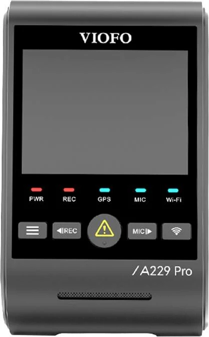 Video regjistrues për vetura Viofo A229 Pro 2CH, 4K + 2K, WiFi, GPS, i zi