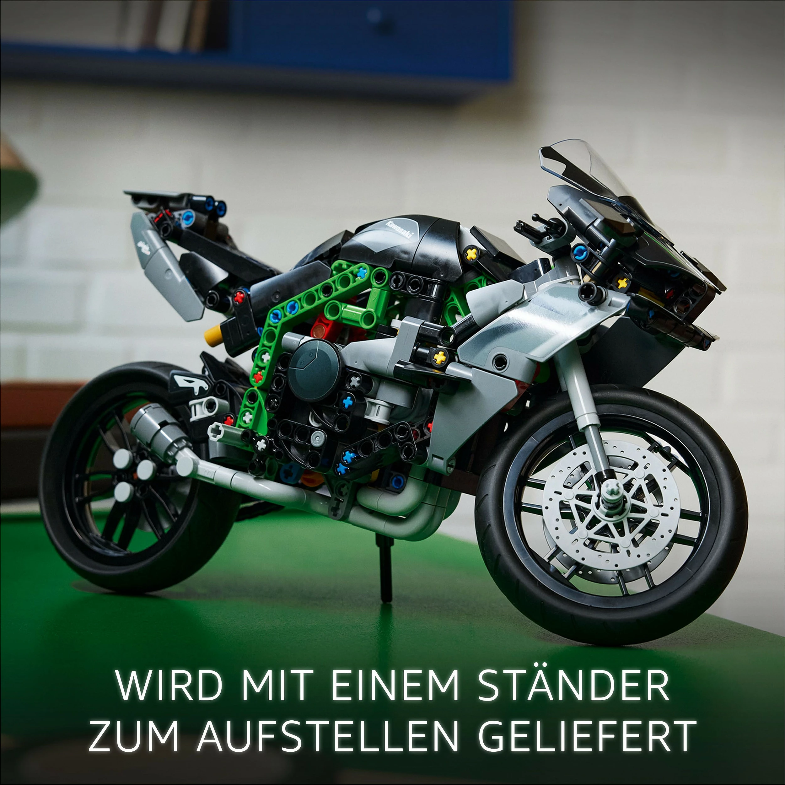 Set ndërtimi LEGO Technic Kawasaki Ninja H2R, 643 pjesë, shumëngjyrësh