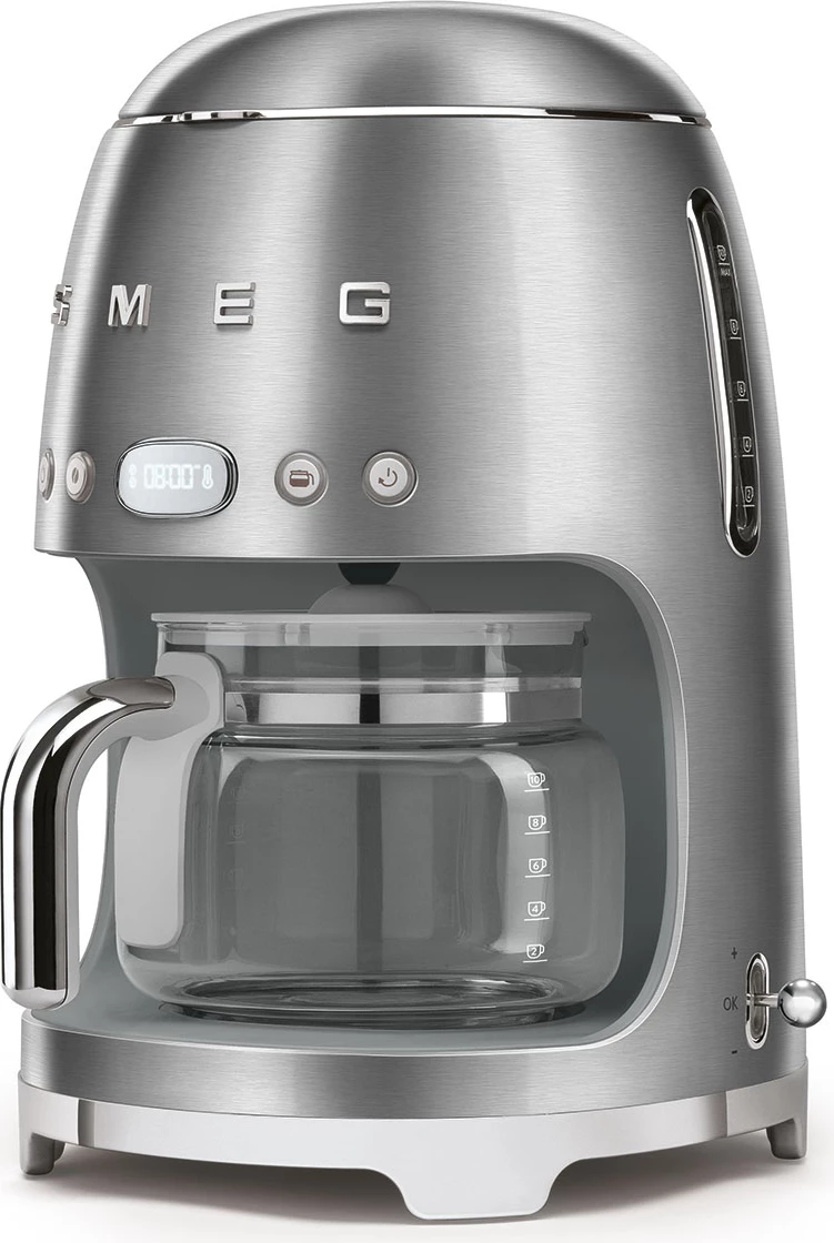 Aparat kafeje me filtër Smeg 50'Style DCF02SSEU 1.4 L 1050 W 10 filxhana, argjend