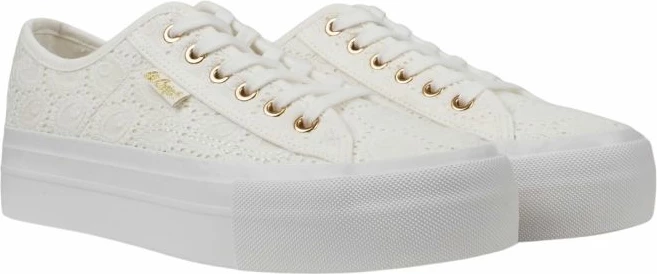 Këpucë femra Lee Cooper, të bardha