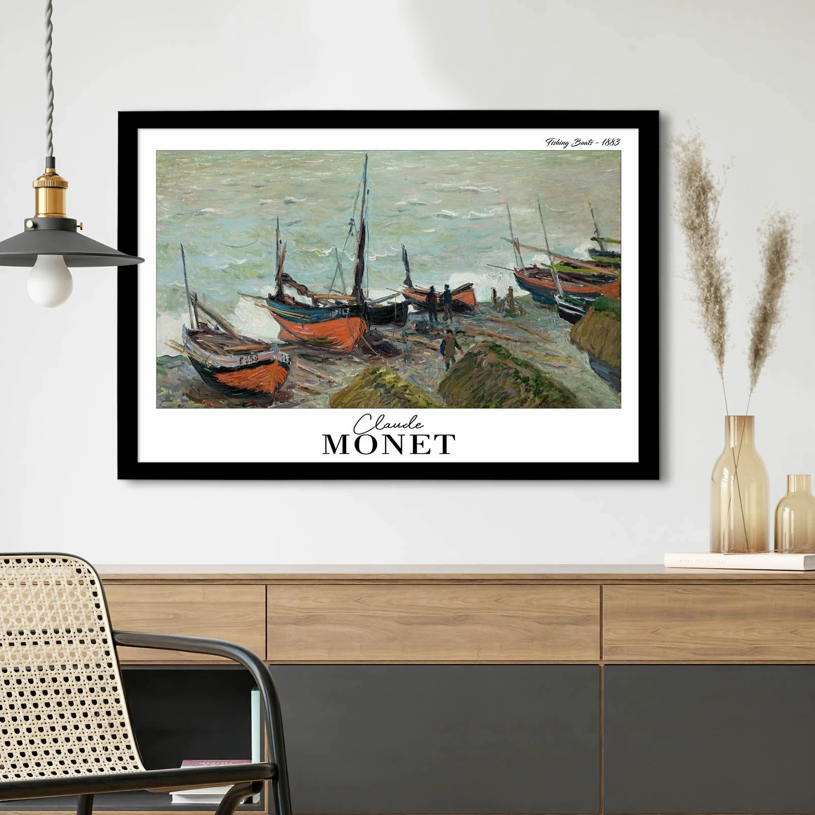 Pikturë dekorative me kornizë, Wallity, 4262SYHMONET-015, shumëngjyrëshe, 42x62cm