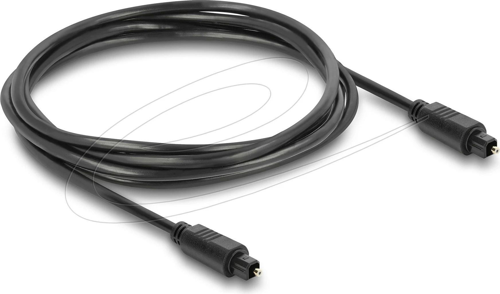 Kabllo optike TOSLINK DeLOCK, 1.5 m, Ø 4 mm, e zezë