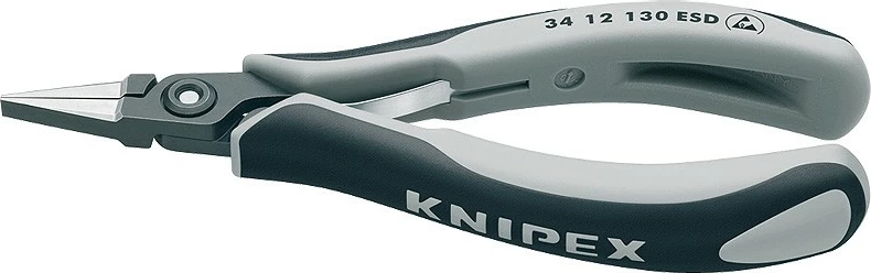 Pinca precize Knipex 34 12 130 ESD, çelik, 135mm, dorezë gri