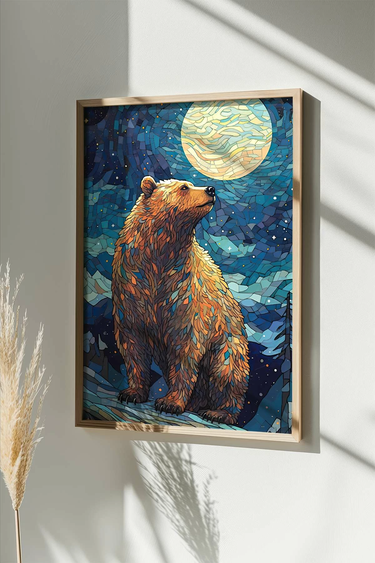Pikturë dekorative me kornizë, Wallity, Mscartmdl6, shumëngjyrëshe, 33x48cm