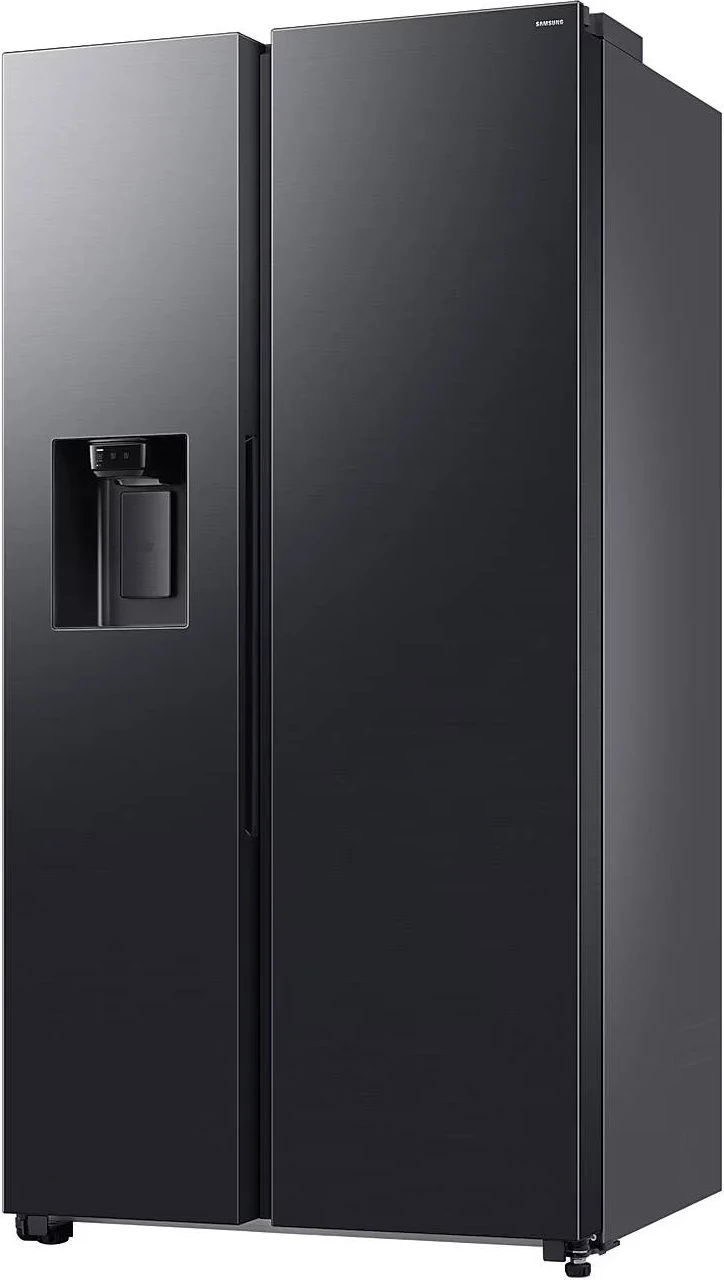 Frigorifer side-by-side Samsung SBS RS70F64KETEO 635 L, dispenser ujë dhe akull, Wi‑Fi SmartThings, AI Energy, klasë E, e zezë matte metal 7