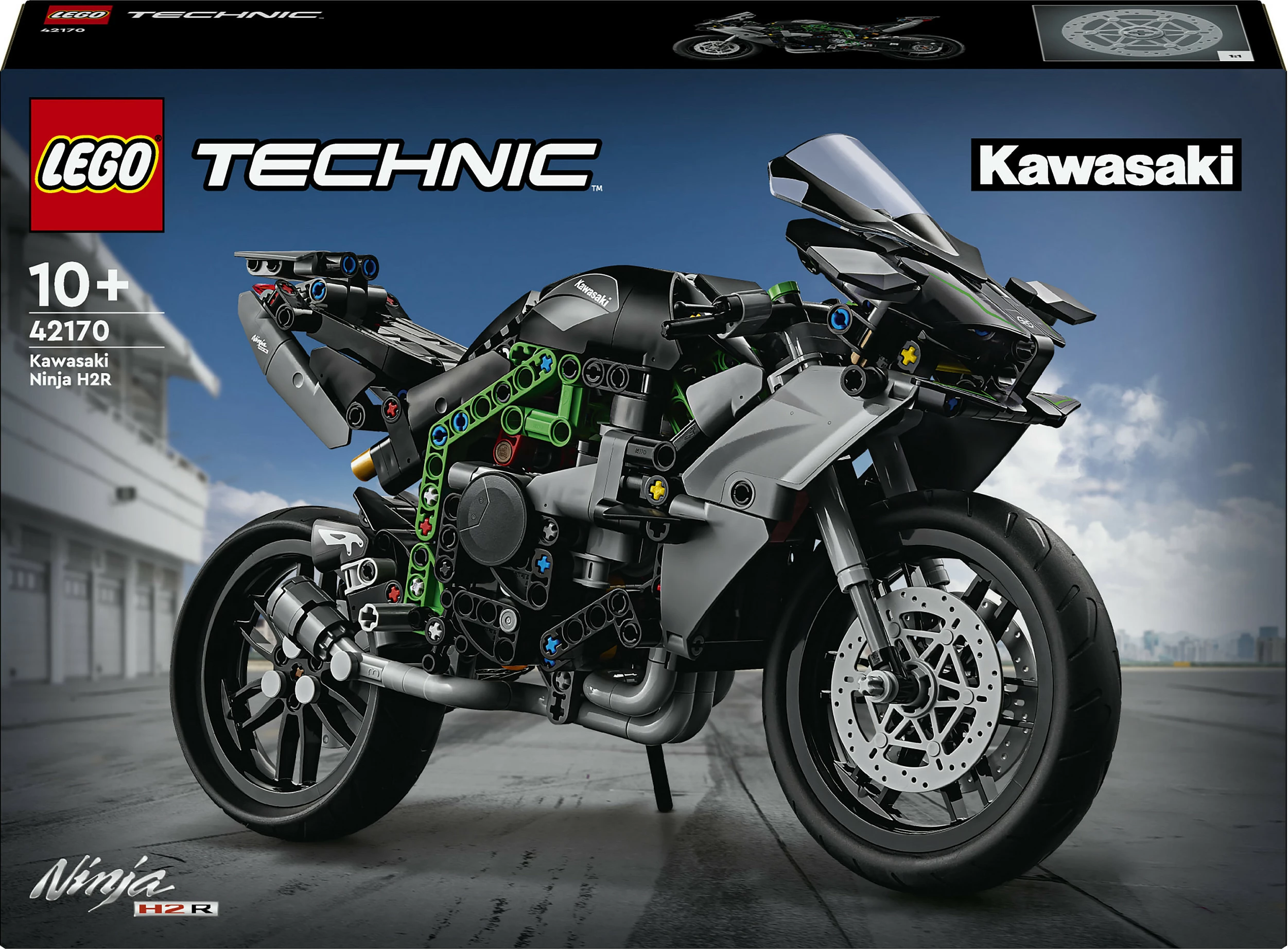 Set ndërtimi LEGO Technic Kawasaki Ninja H2R, 643 pjesë, shumëngjyrësh
