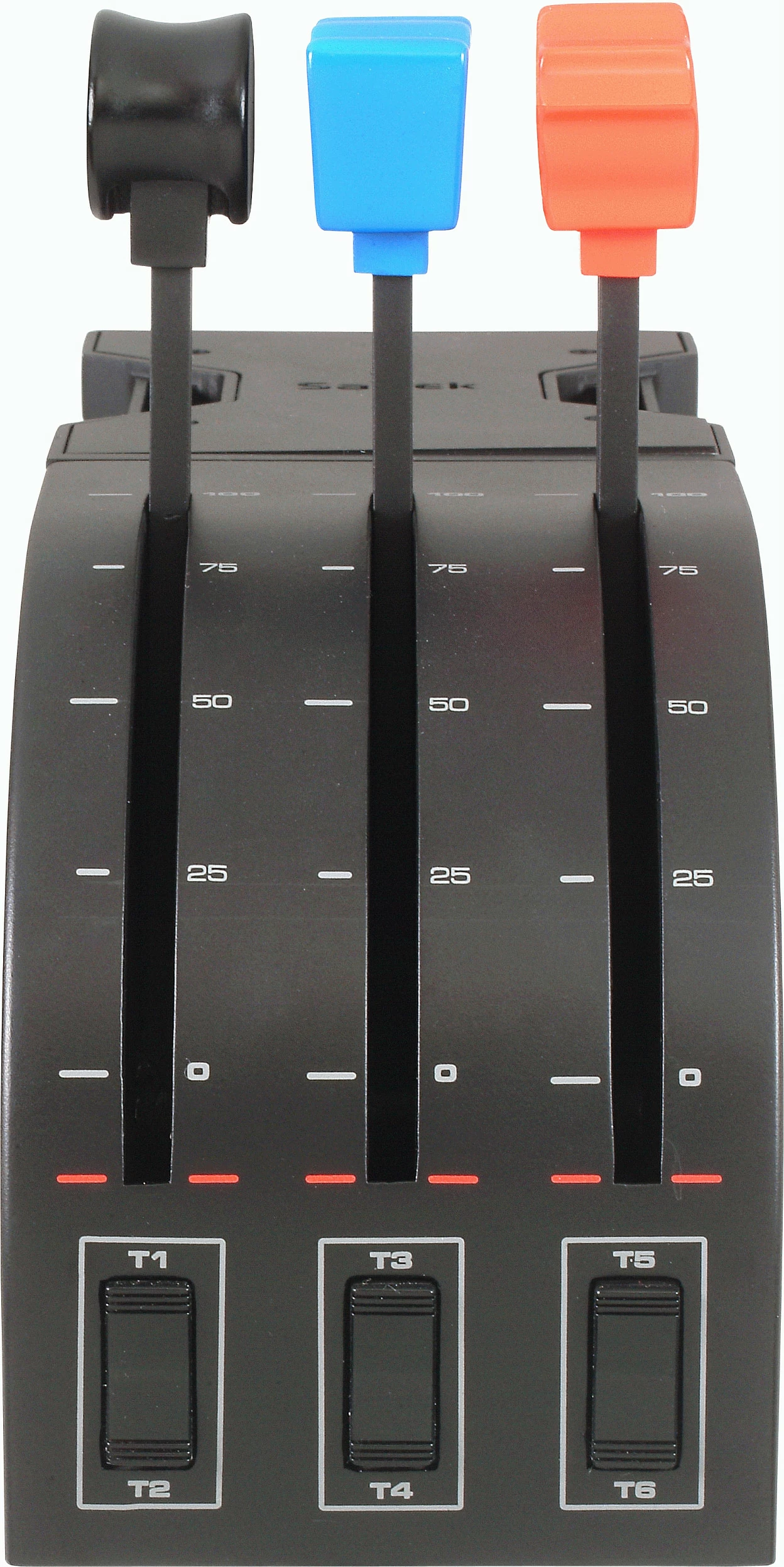 Kontrollues fluturimi Logitech Flight Throttle Quadrant, për simulime, me 3 leva