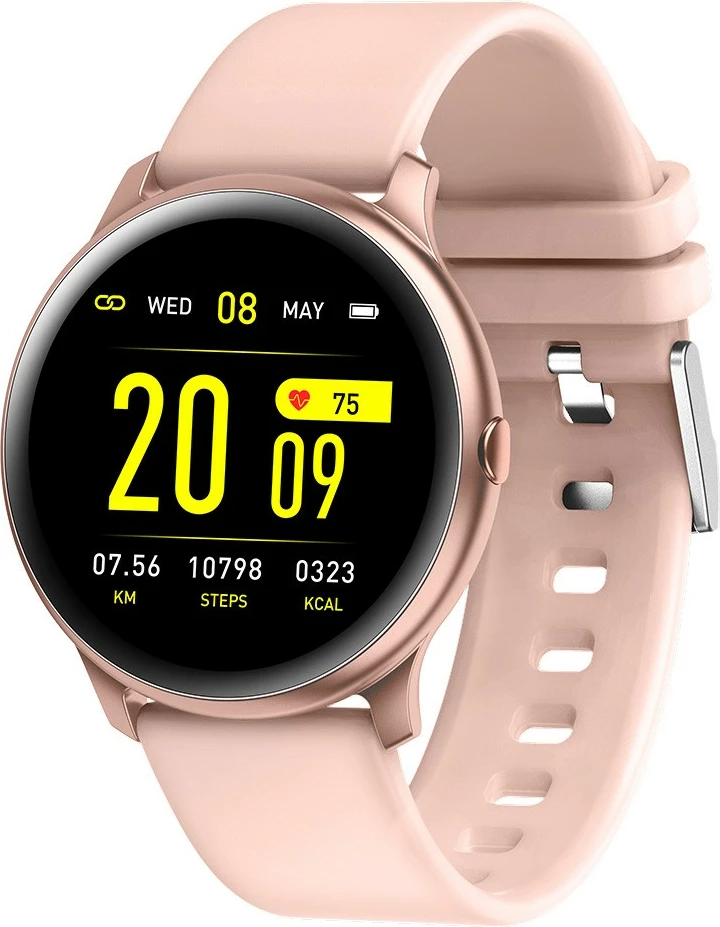 Smartwatch Maxcom Fit FW32 Neon, 1.3", OLED, 256 KB, Bluetooth, Rozë