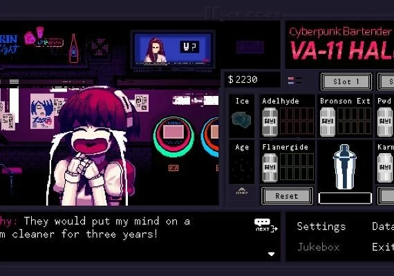 VA-11 Hall-A Cyberpunk Bartender Action EN/JA/ZH Global