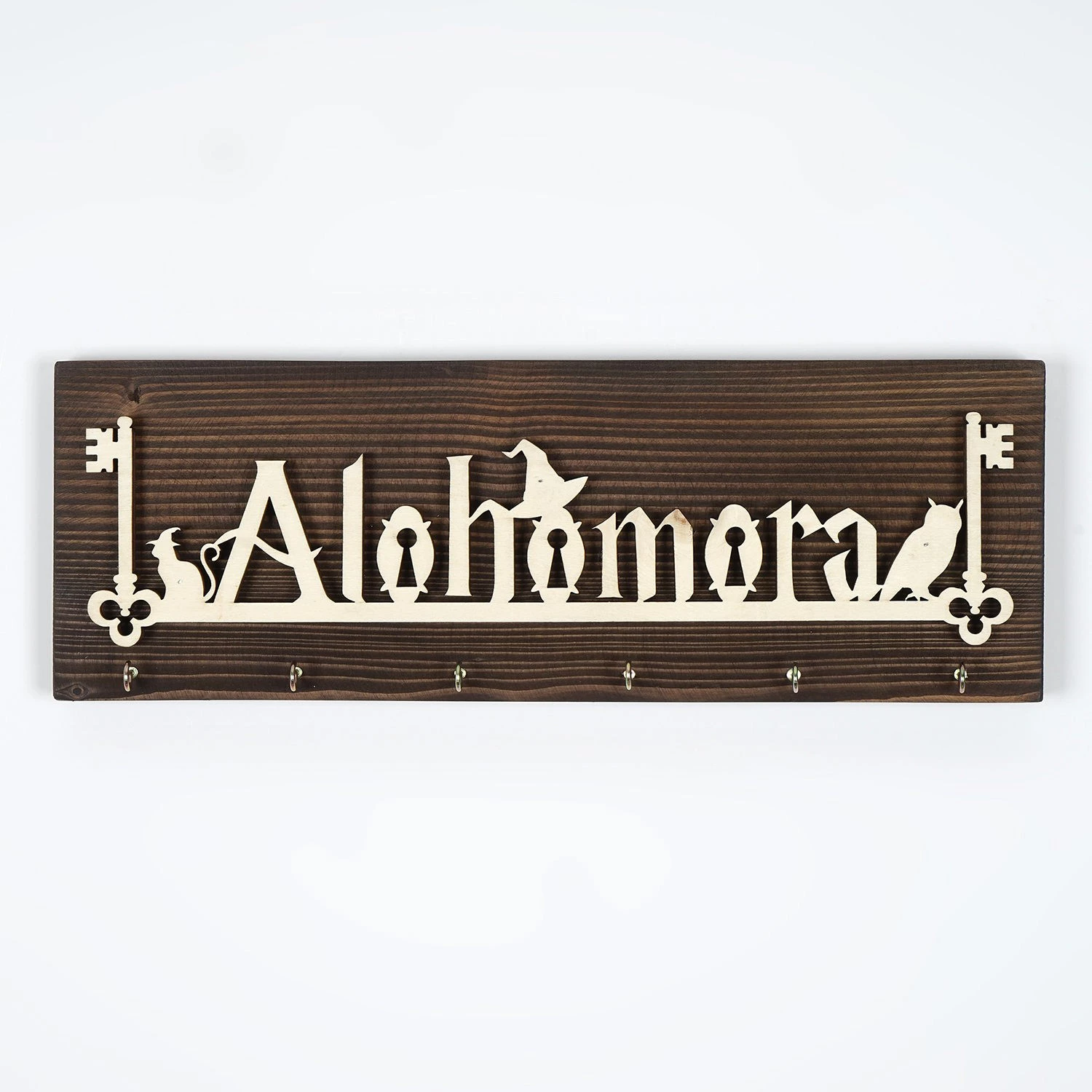 Mbajtës çelësash prej druri për mur, Wallity, LAZ157