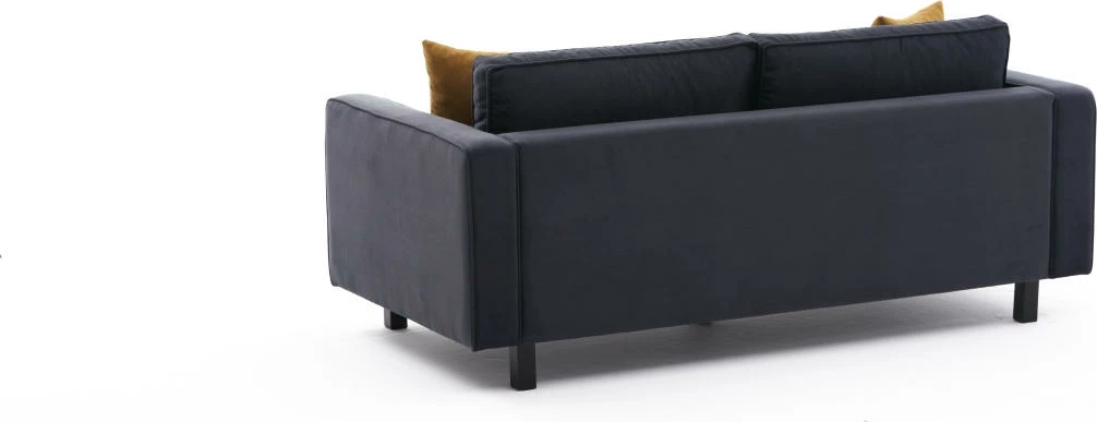 Divan dy-vendësh Atelier del Sofa, kadife Kale, antracit