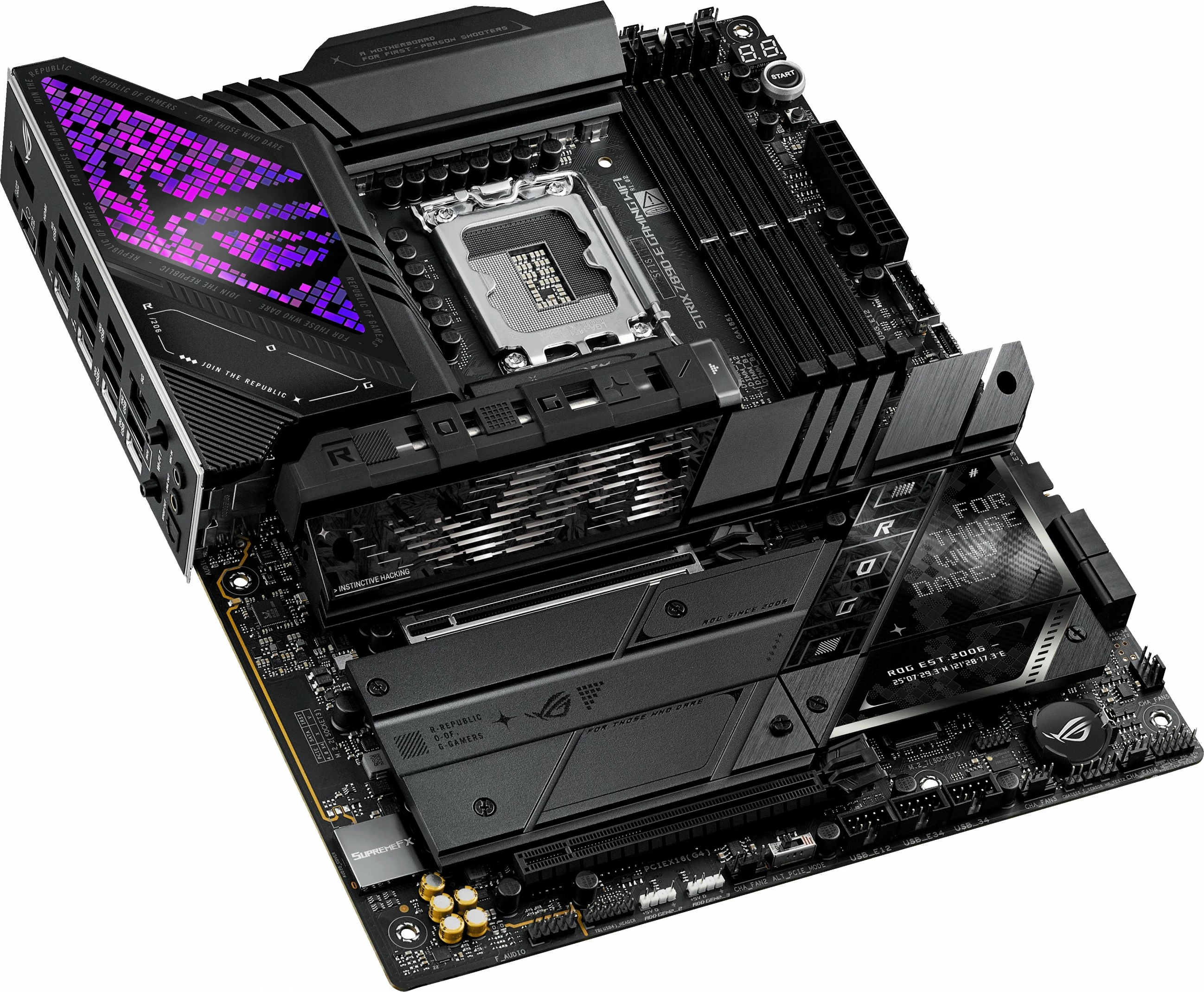 Pllakë amë ASUS ROG STRIX Z890-E GAMING WIFI, Intel, LGA 1851, DDR5, 192 GB