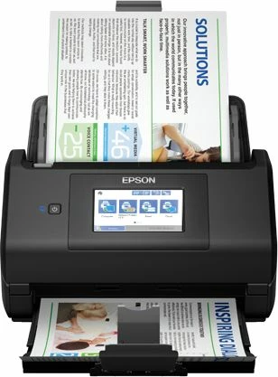 Skaner Epson WorkForce ES-580W (B11B258401), A4, Wi‑Fi, touchscreen 10.9 cm, ADF 100 fletë, 600 dpi, zi