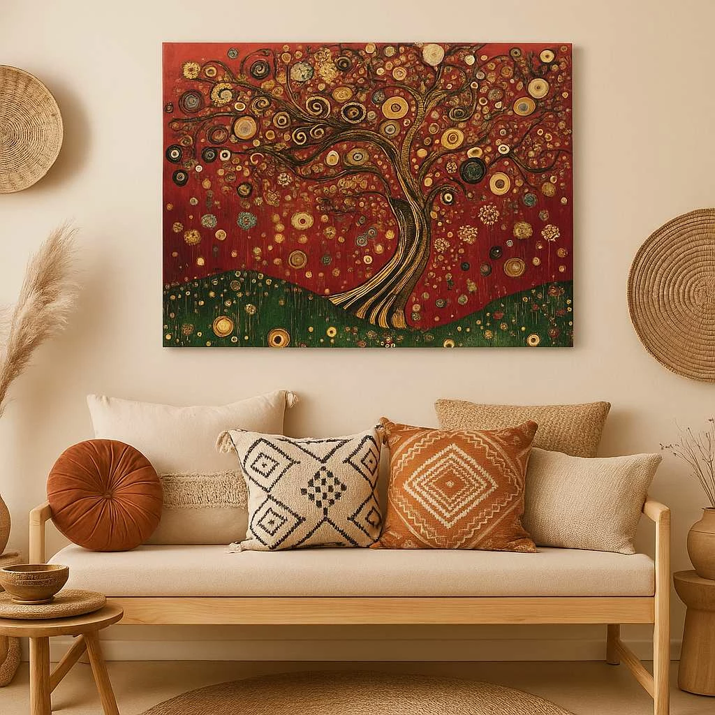 Pikturë dekorative në kanavacë, shumëngjyrëshe, Wallity, Hm_Cnvs26-37, 50x70cm