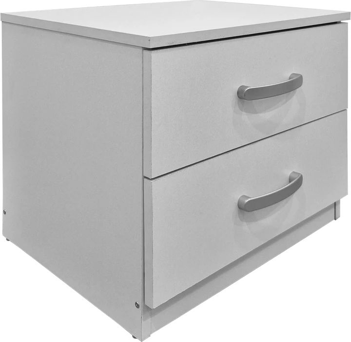 Komodinë Athos, ngjyrë e bardhë, 48x40x41.5cm