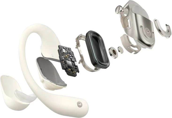 Kufje sportive wireless, AfterShokz OpenFit 2, bezhë (T920BG)