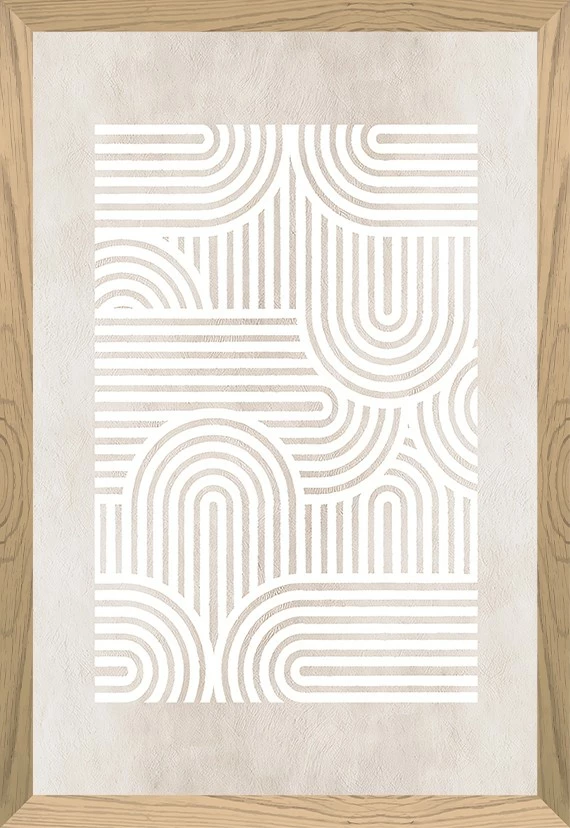 Pikturë dekorative Wallity, Tekhammdf141, shumëngjyrëshe, 33x48cm