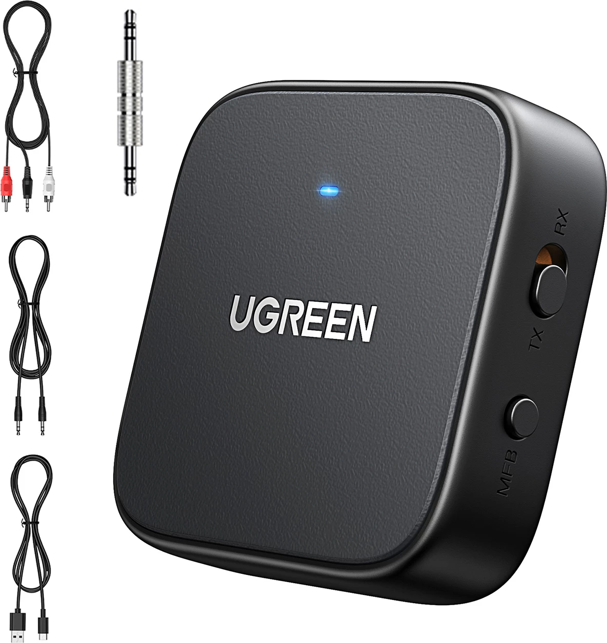 Transmetues/pranues Bluetooth Ugreen CM667 35223, Bluetooth 5.2, 300 mAh, i zi