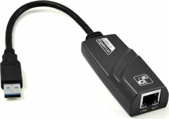 Adapter rrjeti Akyga AK-AD-31 USB 3.0 në RJ-45 Gigabit, i zi