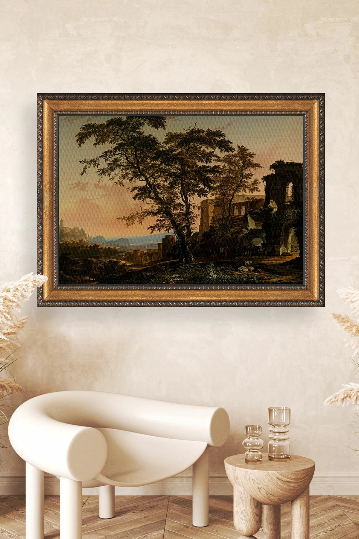 Pikturë dekorative në kanavacë me kornizë, shumëngjyrëshe, Wallity, ATCRCVCNVSMDL59 - 50x70cm